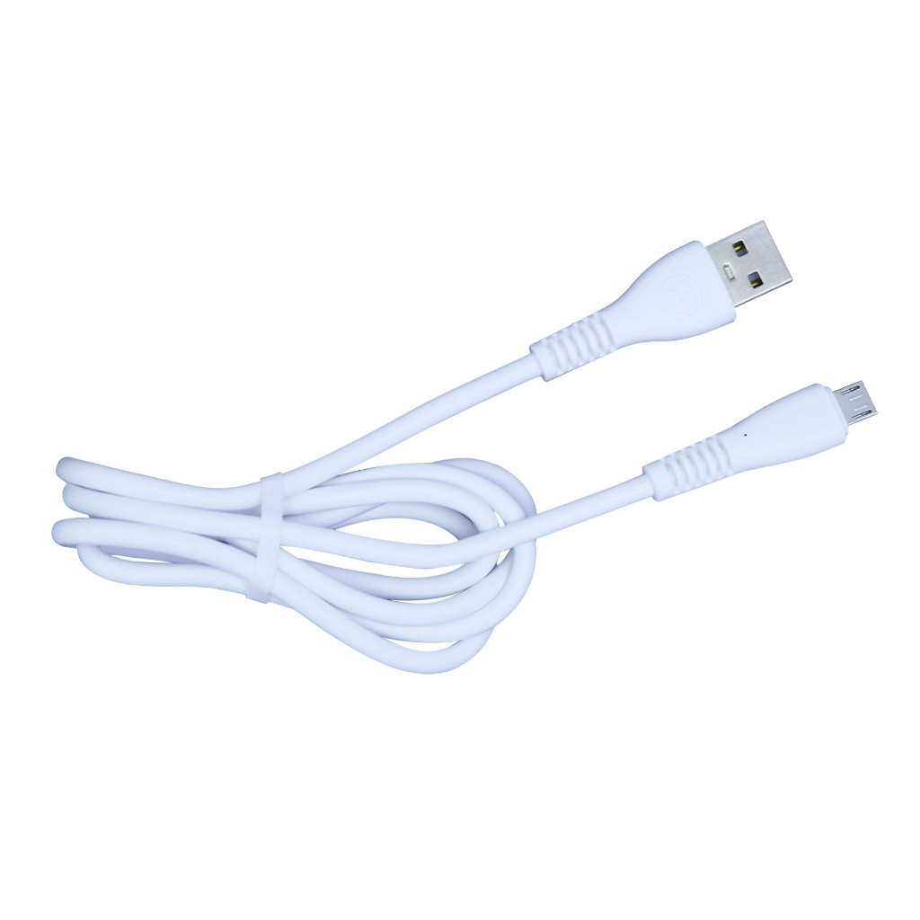 Mechanic Dusty S09 V8 Kabel Data Anti Putus USB Micro Fast Charging 1M 3A White ORI