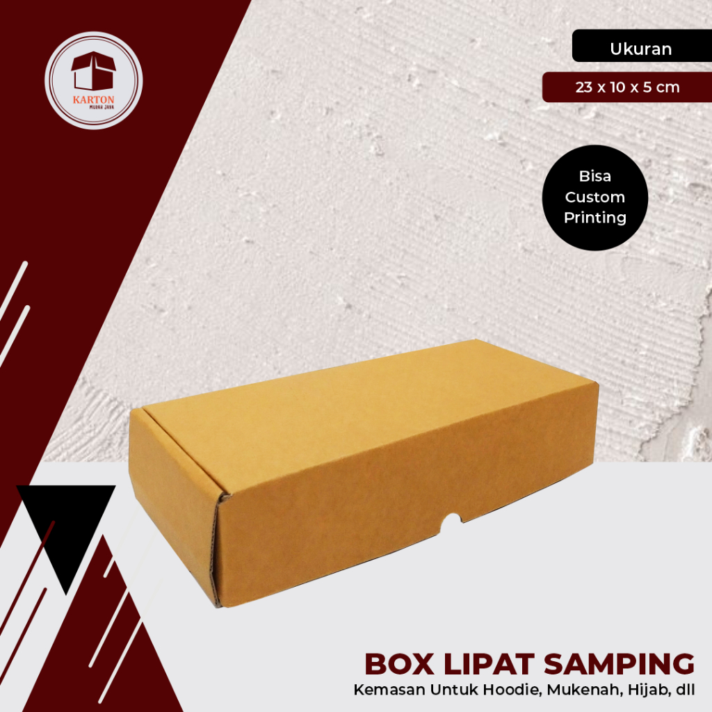 

BOX LIPAT SAMPING UK 22 x 10 x 5 cm -Hampers/Giftbox/Box Kado/Packaging/Box/Box Brownies/Box Makanan