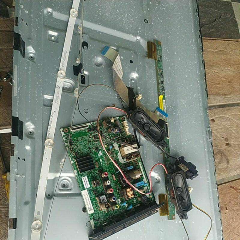 MESIN MB MAINBOR MODUL MAINBOARD PSU POWER SUPPLY SUPLAY SUPLY TCON TIKON T CON  REGULATOR TV SAMSUN