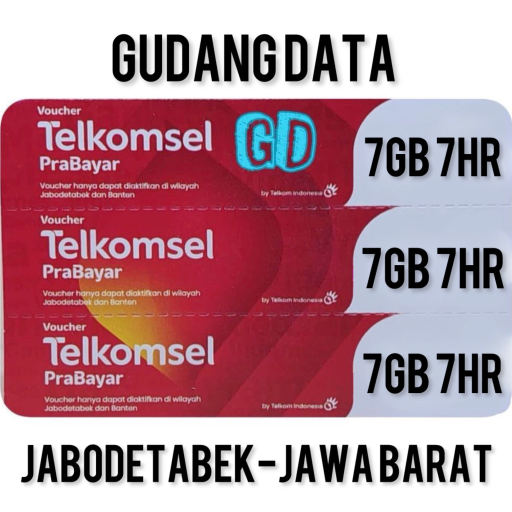 Voucher Telkomsel 7GB 7Hari
