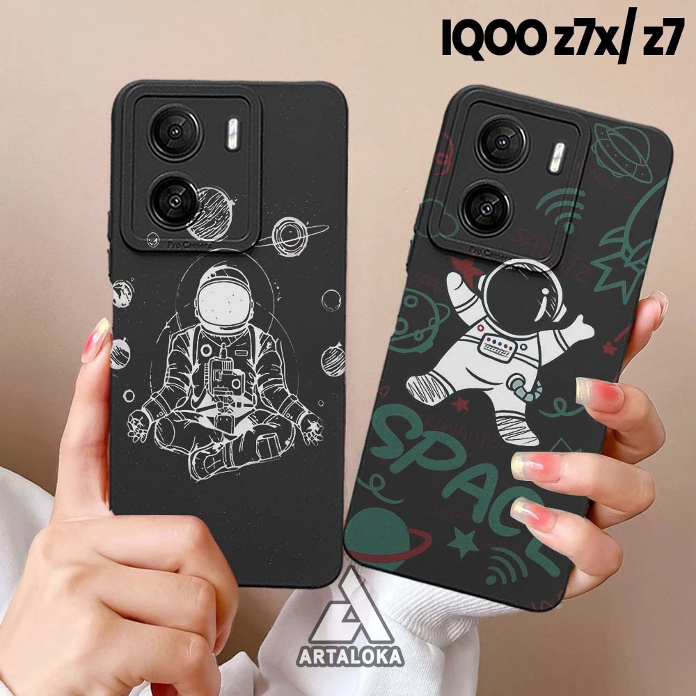 Case VIVO IQOO Z7X/Z7 Softcase Pro Camera MOTIF ASTRONOD- Pelindung hp