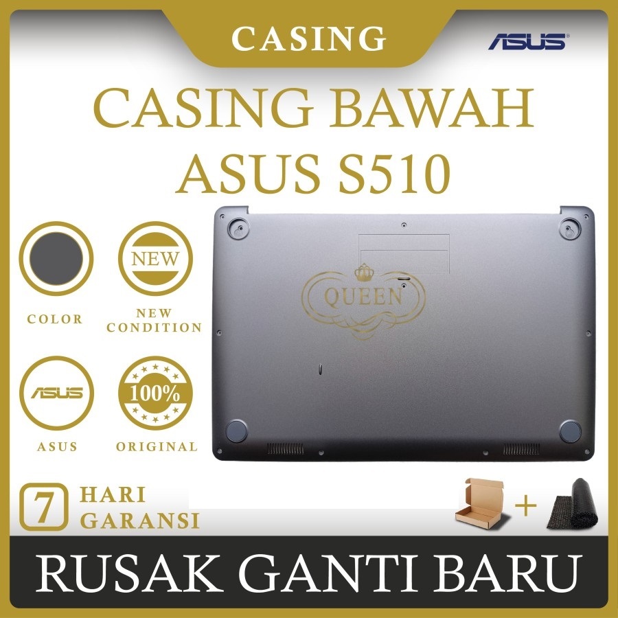 CASING BAWAH LAPTOP ASUS Vivobook S15 S510 X510 ORIGINAL