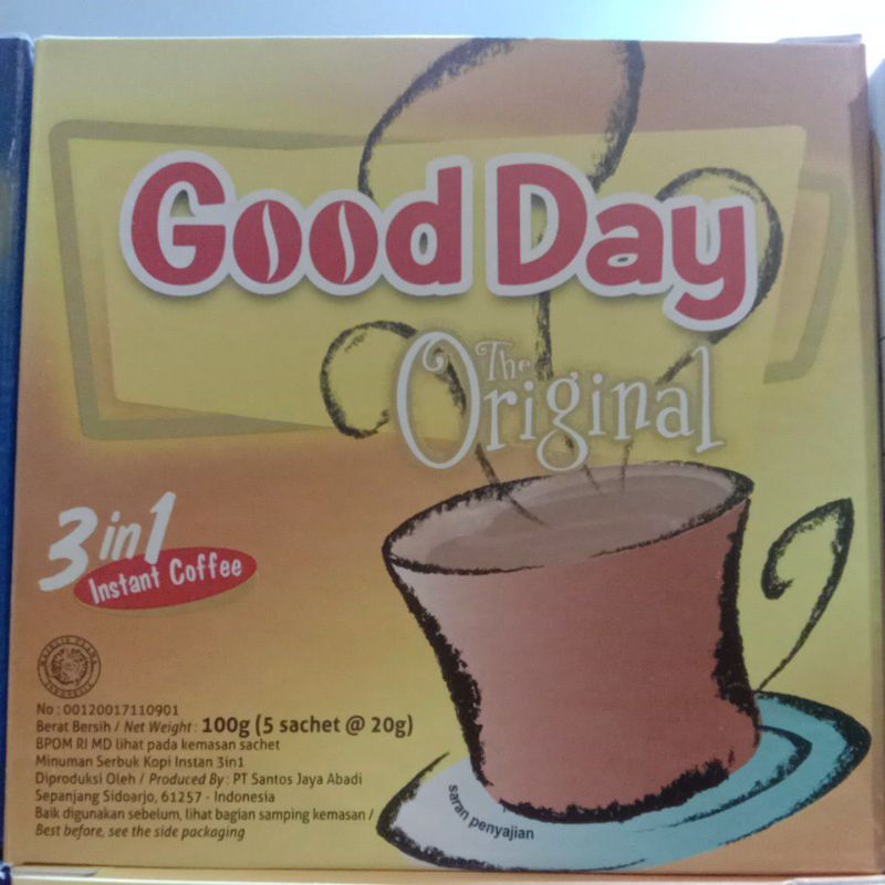 

GOOD DAY ORIGINAL 5S 100G