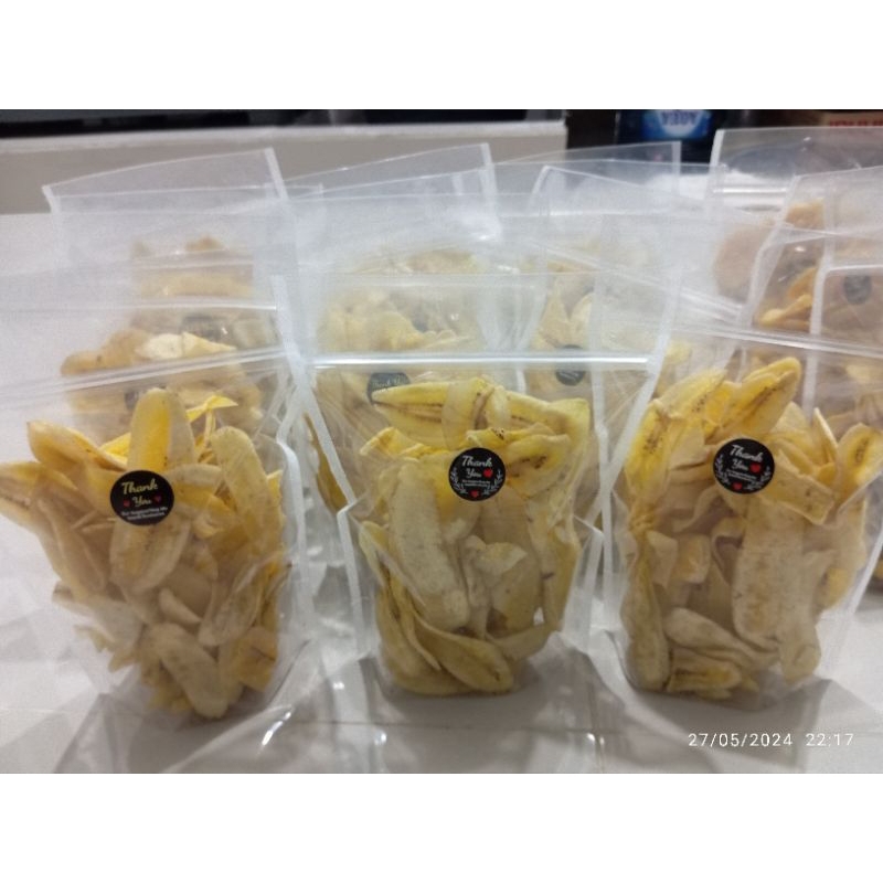 

keripik pisang nangka /pisang kepok120 g-150 g