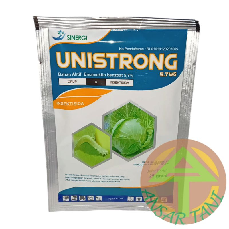 Insektisida UNISTRONG 5.7 WG (Bahan Aktif Emamektin Benzoat 5.7WG)