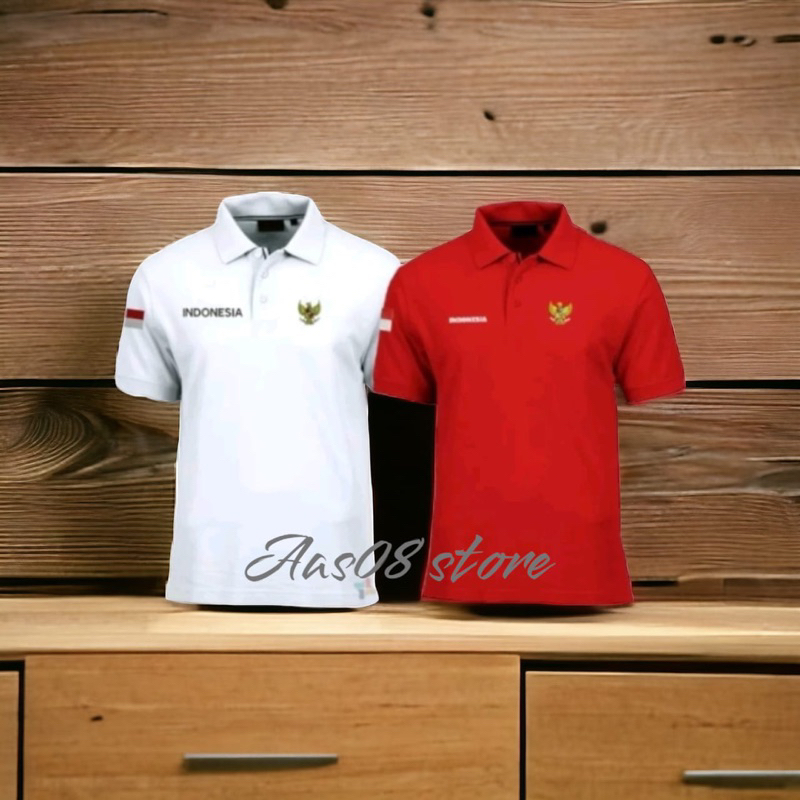 kaos polo shirt bordir garuda indonesia • kos polo •bordir•indonesia garuda•kaos kerah•100% katung•