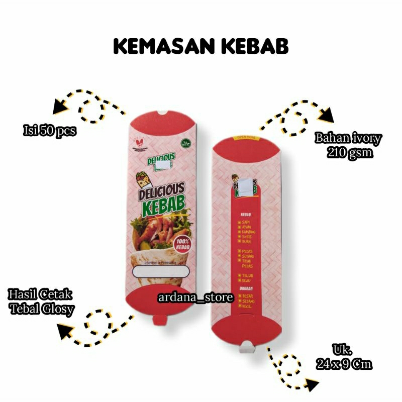 

Kertas Kemasan Kebab Jumbo 50 pcs / Bungkus Kebab Ivory Uk. 24×9 Cm / Dus Kebab Murah Free Tarikan