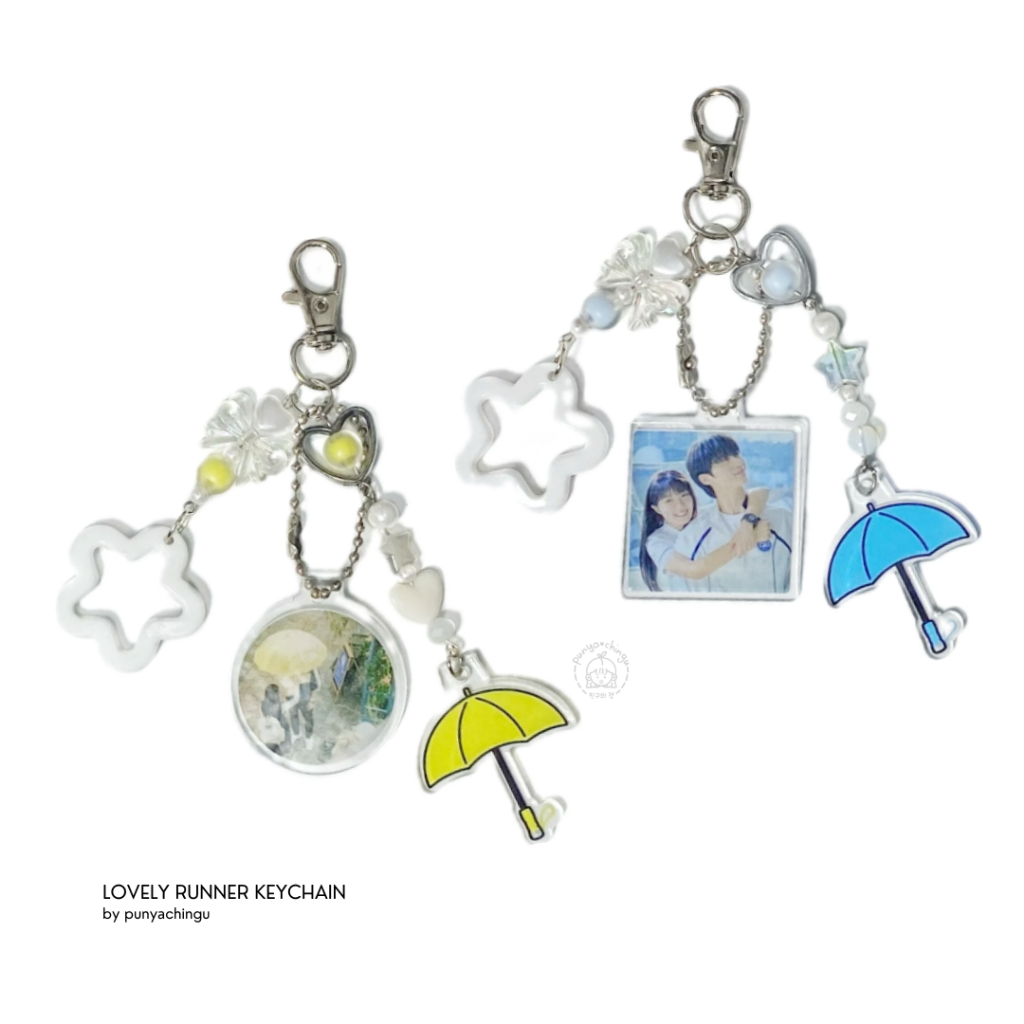 Lovely Runner Keychain | Beads Keychain Phone Charm