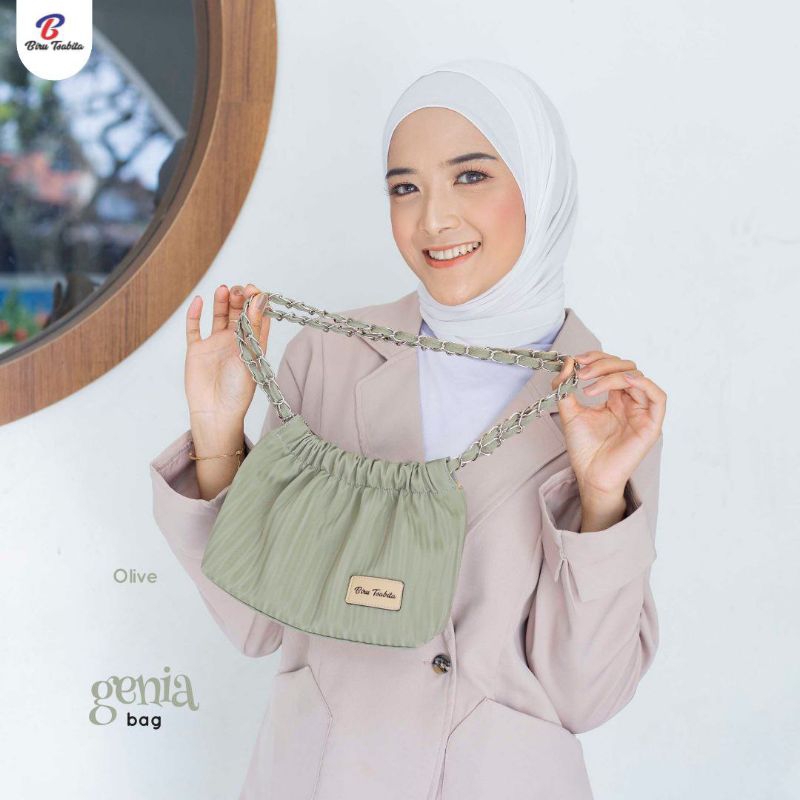 TAS GENIA BIRU TSABITA / TAS WANITA CANTIK / TOTEBAG GENIA BIRU TSABITA / TOTEBAG GENIA