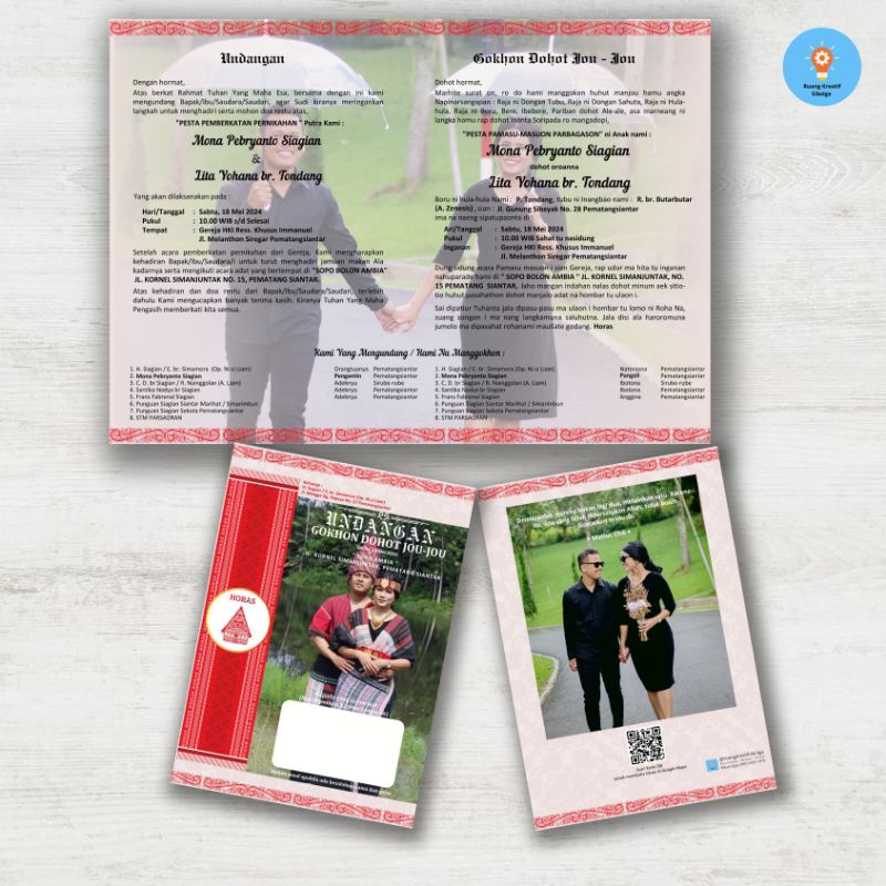 

Jasa Desain Undangan Pernikahan Ukuran A4 Lipat