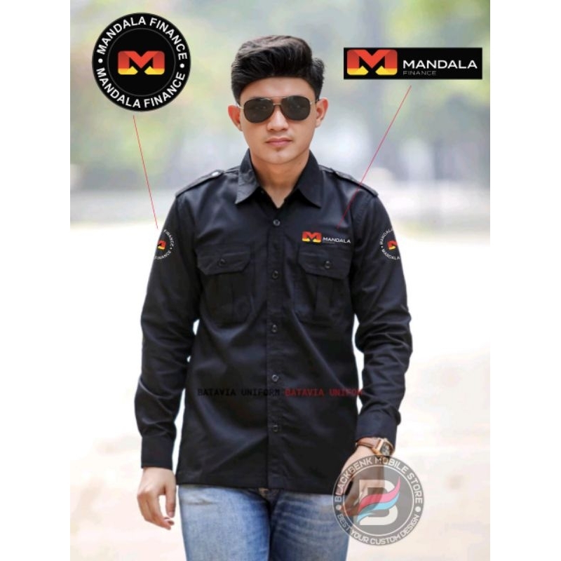 kemeja mandala finance seragam Mandala finance