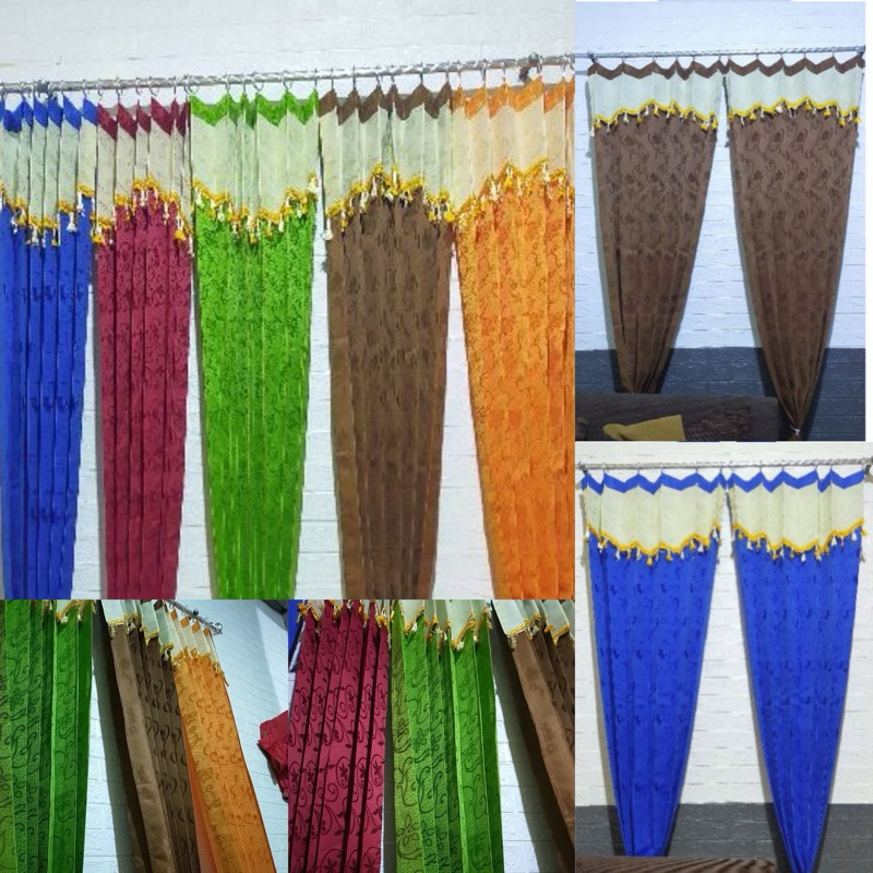 Gorden Poni / Gorden Plisket Azzura / Hordeng Tirai jendela & Pintu
