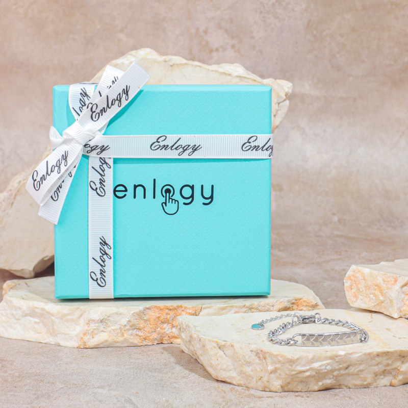 Gelang Teknologi Enlogy BABY & KIDS - SILVER ( Gelang Enlogy Luxury Tech Bracelet Gelang Bayi Gelang