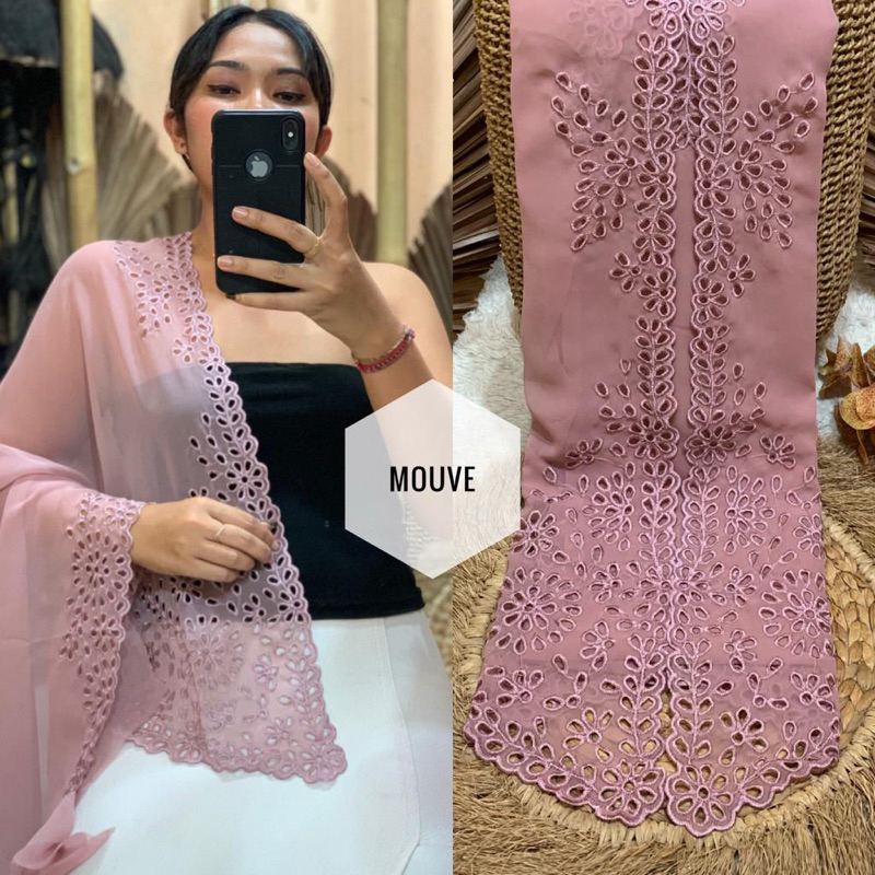 kain kebaya bordir terlaris termurah terbaru bahan kebaya bordir bahan kebaya encim bahan kebaya kut