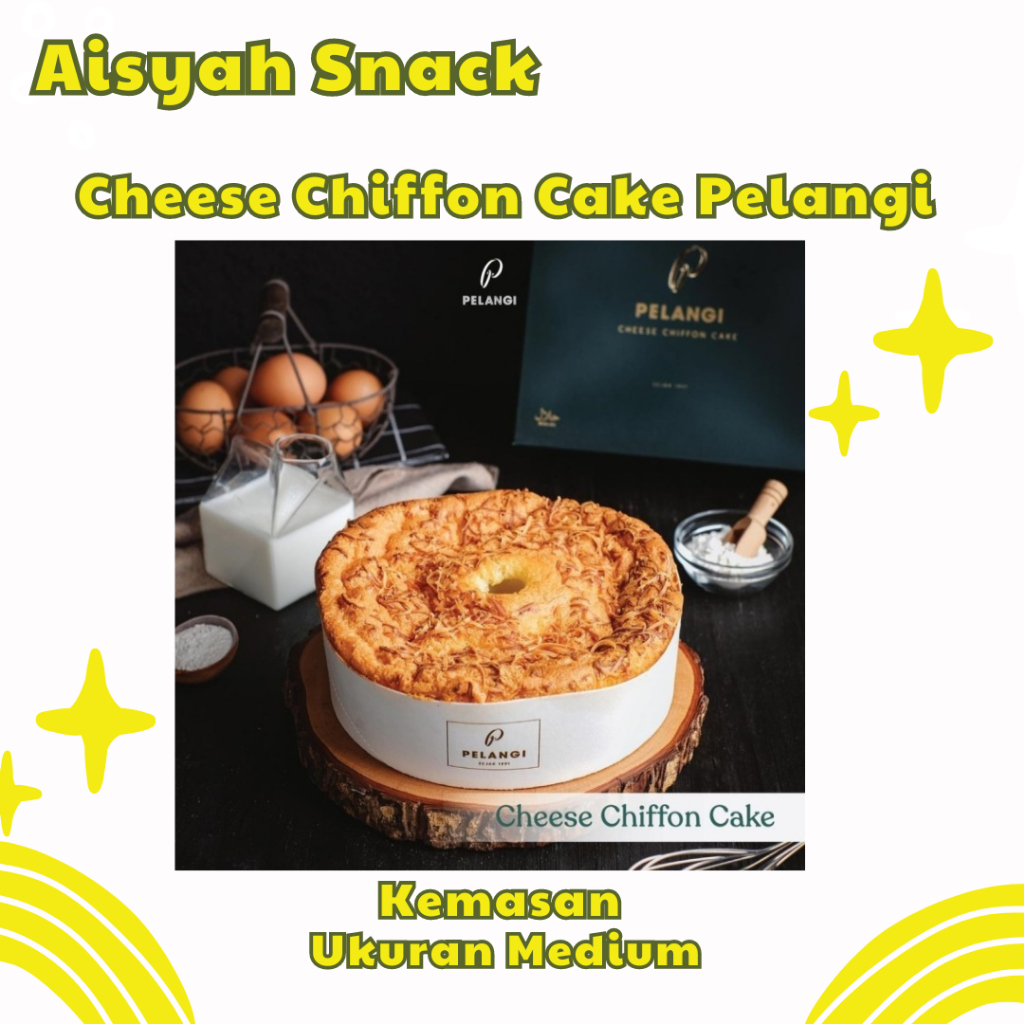 

PELANGI Cheese Chiffon Cake Medium Semarang - Chiffon Medium