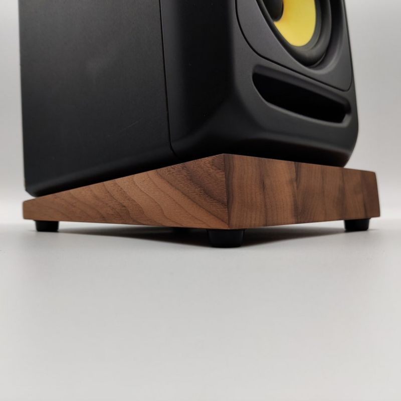 Stand Speaker kayu aesthetic | Dudukan Speaker Monitor minimalis