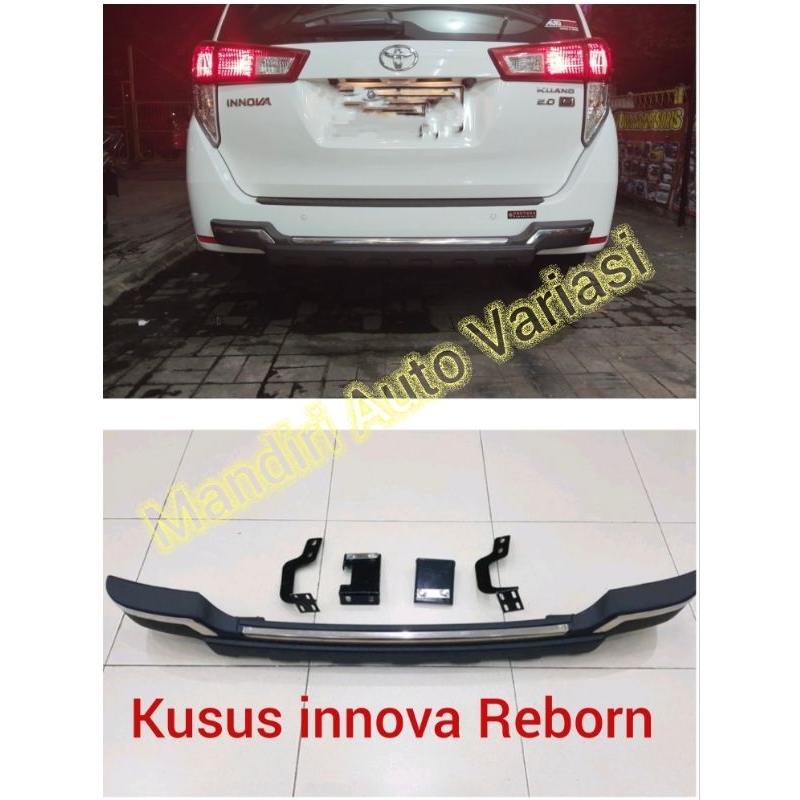 PENGAMAN BUMPER BELAKANG INNOVA REBORN REAR BUMPER GUARD INNOVA LAMA