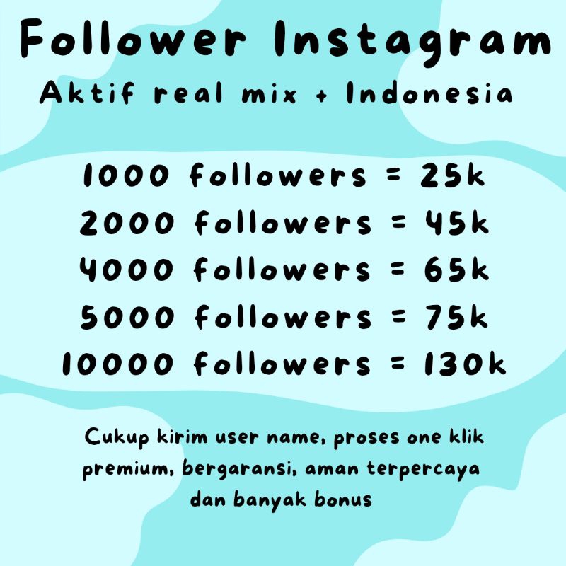 Follower Instagram Murah bergaransi
