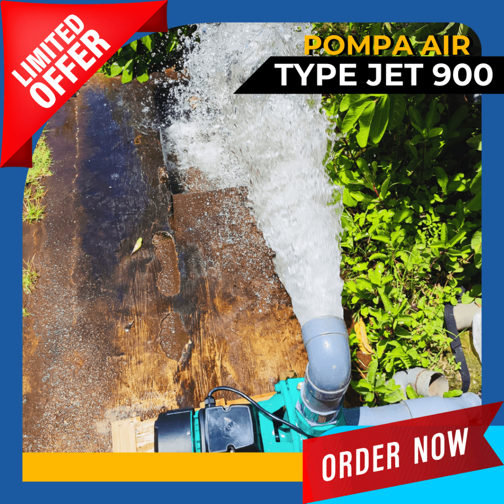 Pompa air modifikasi LISTRIK type jet 900 untuk sirkulasi air kolam ikan koi DEBIT AIR BESAR