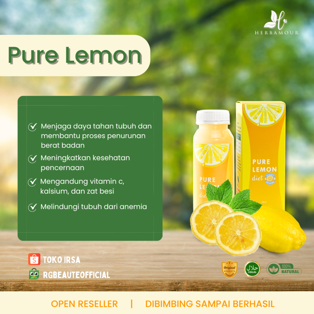 

PURE LEMON DIET | LEMON DIET HERBALOV | DIET DBH | PERASAN LEMON ASLI