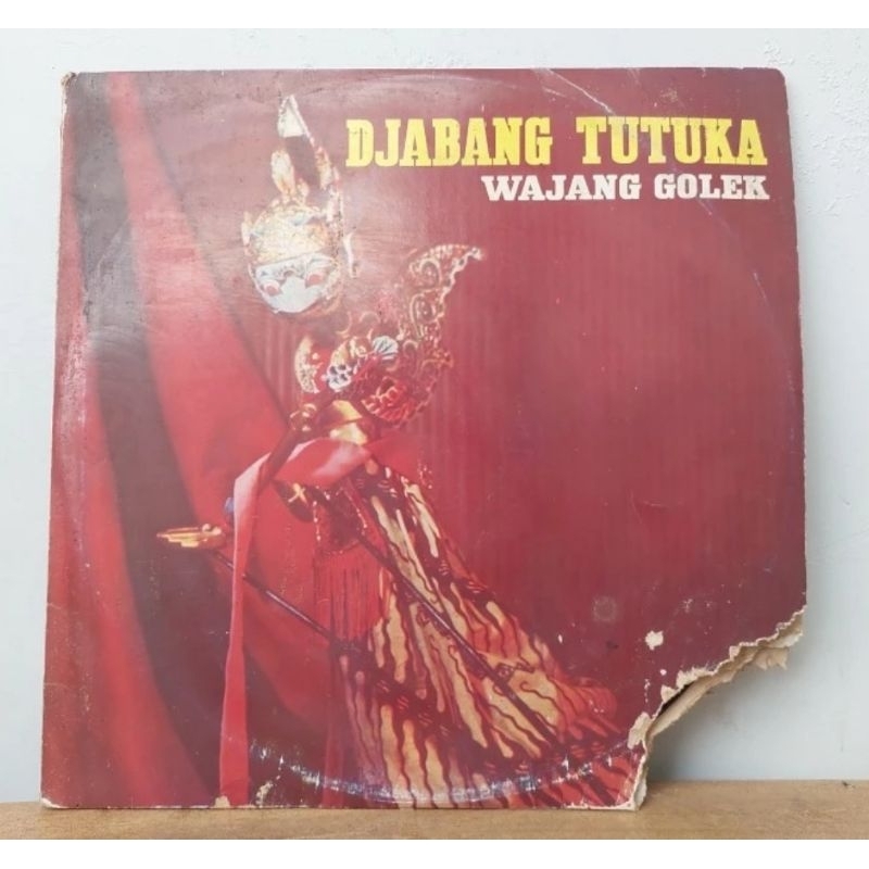 Vinyl Piringan Hitam Lokananta 12 inch Djabang Tutuka-Wajang Golek