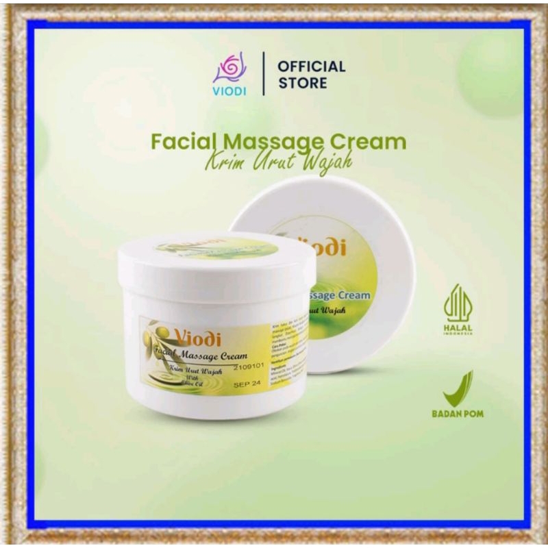 VIODI MASSAGE CREAM/KRIM WAJAH 450gr