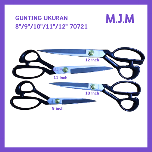 

Gunting Potong Bahan Kain berkualitas Jinzen 8/9/10/12"/Gunting Bahan M.J.M-70721
