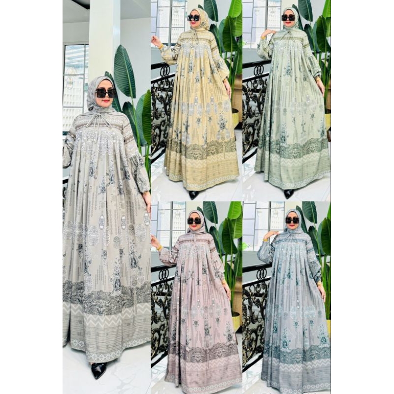 HARRA SERIES SET HIJAB SEGIEMPAT BY SYAFEERA SYARI LOOK MEWAH DAN SLIM