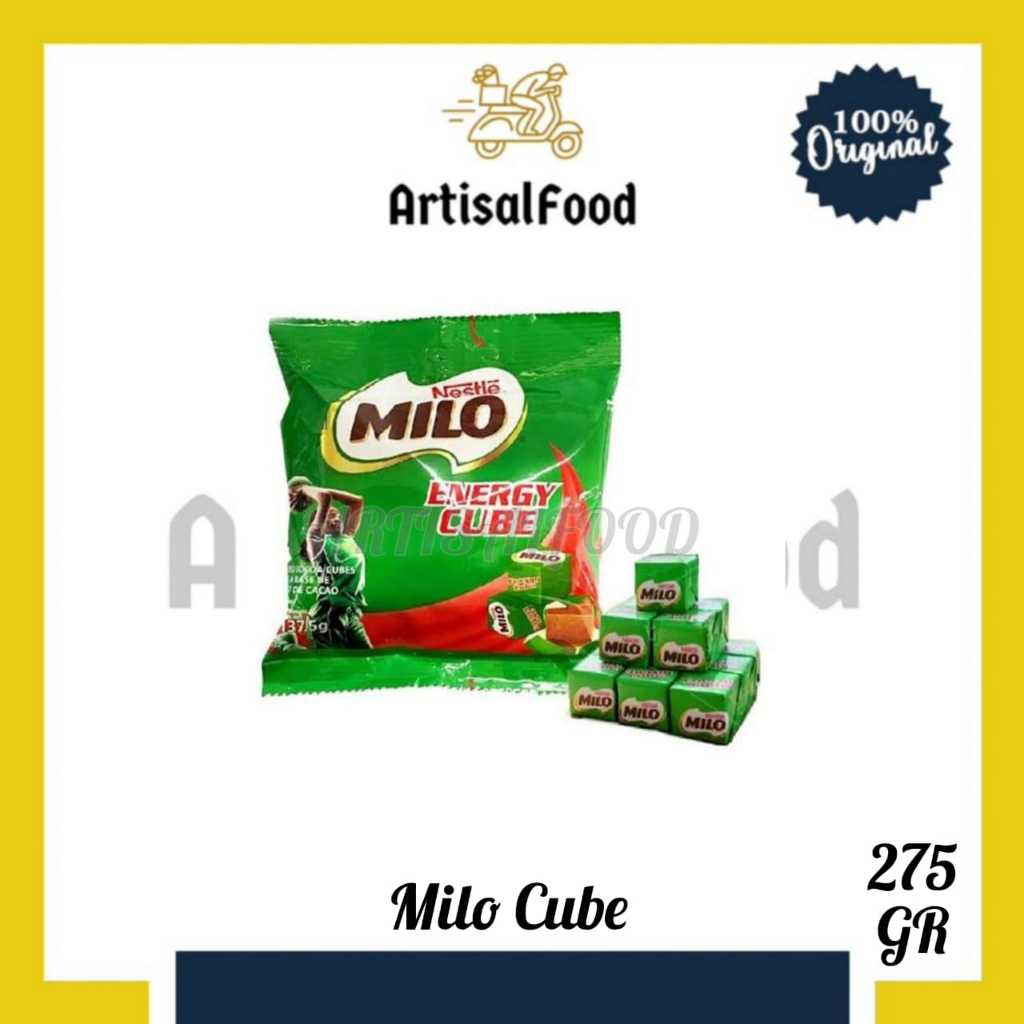 

MILO CUBE (MILO KOTAK KECIL) ISI 100 PCS 275GR ORI