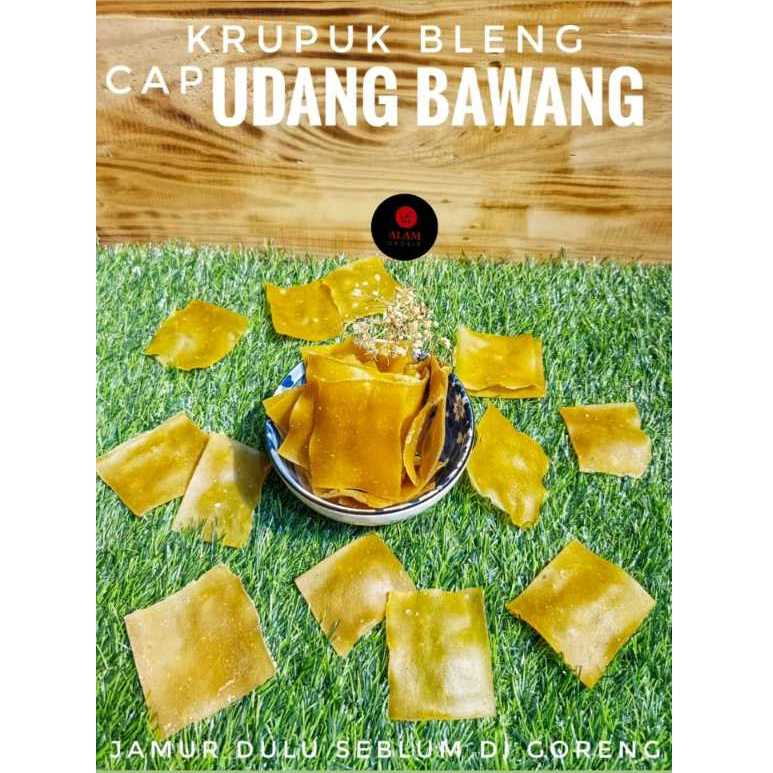 

Kerupuk mentah kotak coklat CAP Udang Bawang 1kg