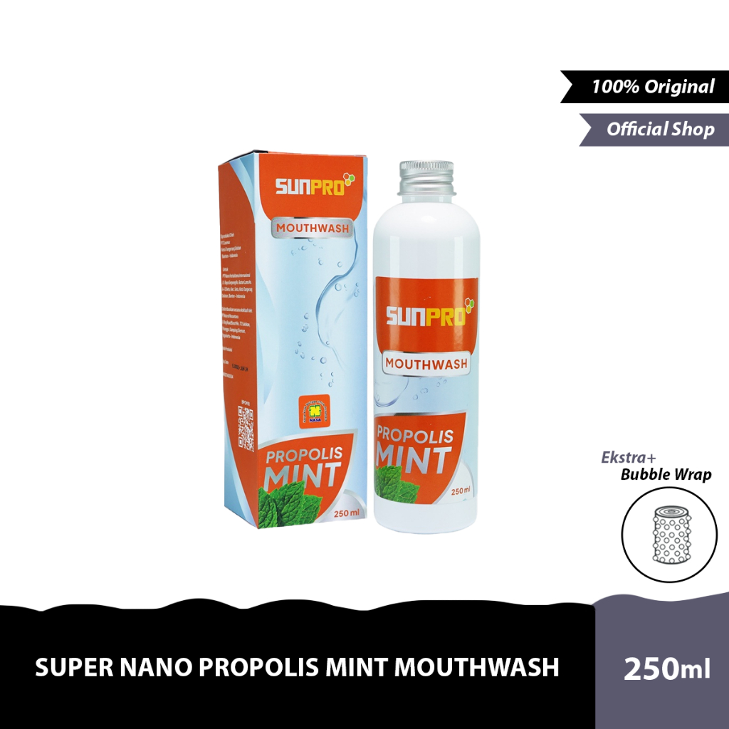 OBAT KUMUR SUNPRO MOUTHWASH PROPOLIS MINT