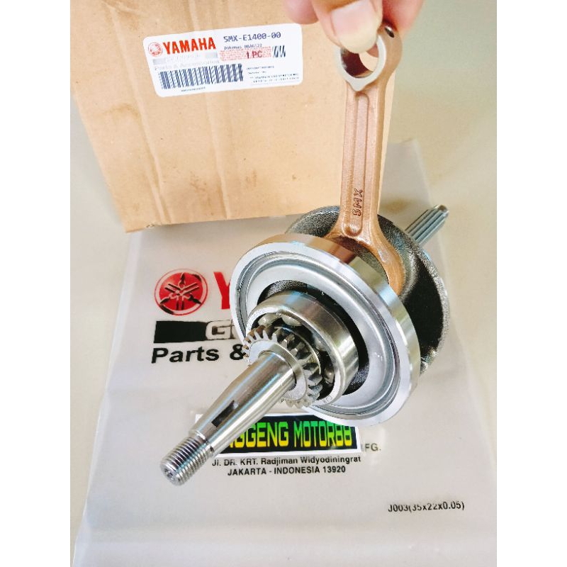 KRUK AS CRANKSHAFT(5MX-5TL)MIO SPORTY/MIO SMILE/MIO SOUL/FINO KARBU/ORI