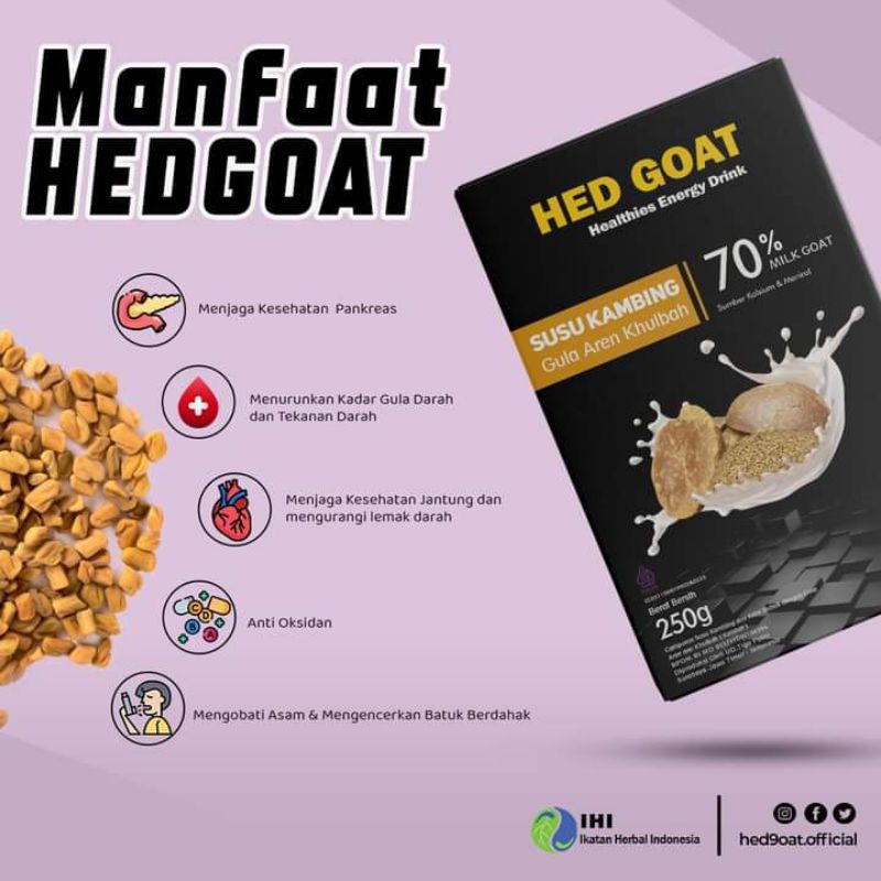 

Susu Kambing Etawa Murni Bubuk 1kg Hed Goat