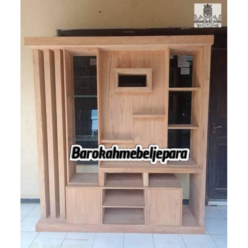 partisi Sekat Ruangan Jati grade A Dua muka