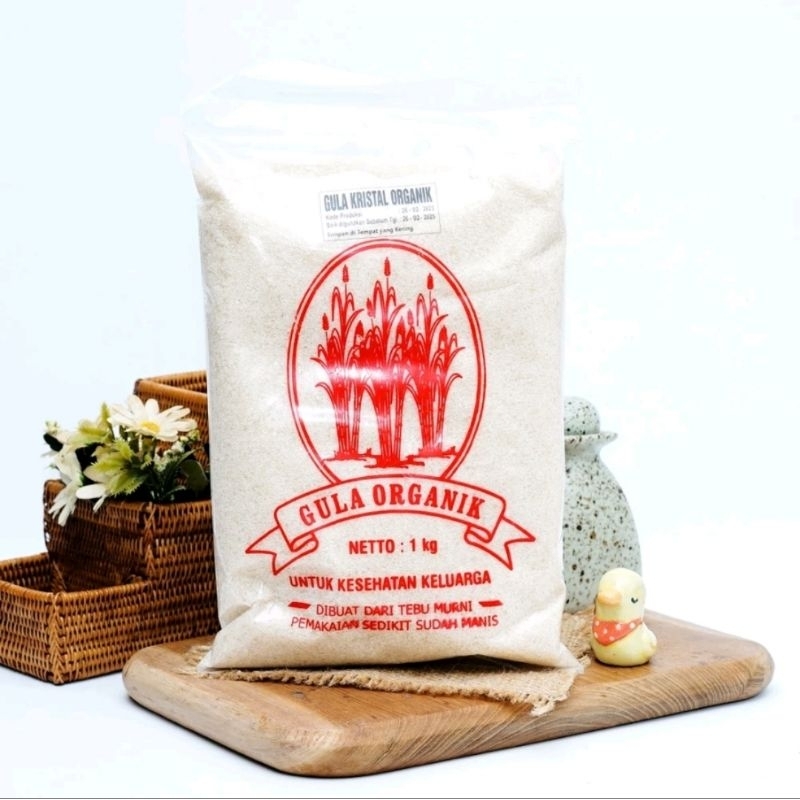 

GULA TEBU ORGANIK 1 KG RAW CANE SUGAR GULA TEBU MURNI
