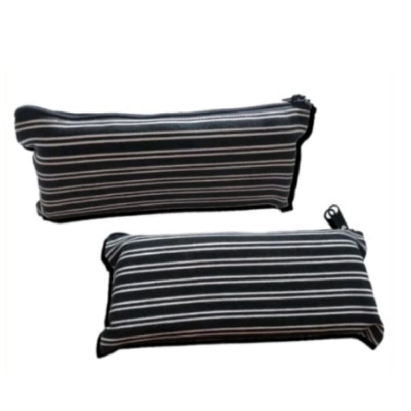

Pensil Case Resleting Kain Corak Belang/Tempat Pensil Case Murah/Tempat Pensil Case Murah