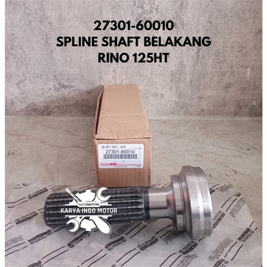 As jantan belakang spline shaft rear Rino Ps115 rino 14B