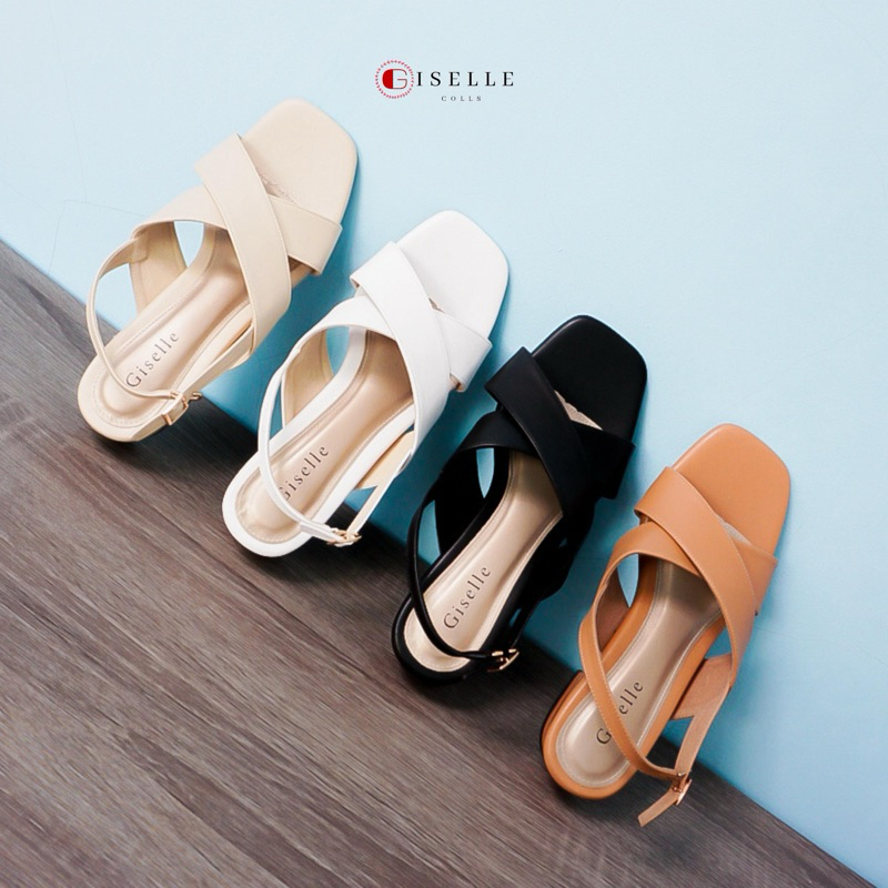 Giselle Colls - Hailey Sandal Wanita Heels 3 cm