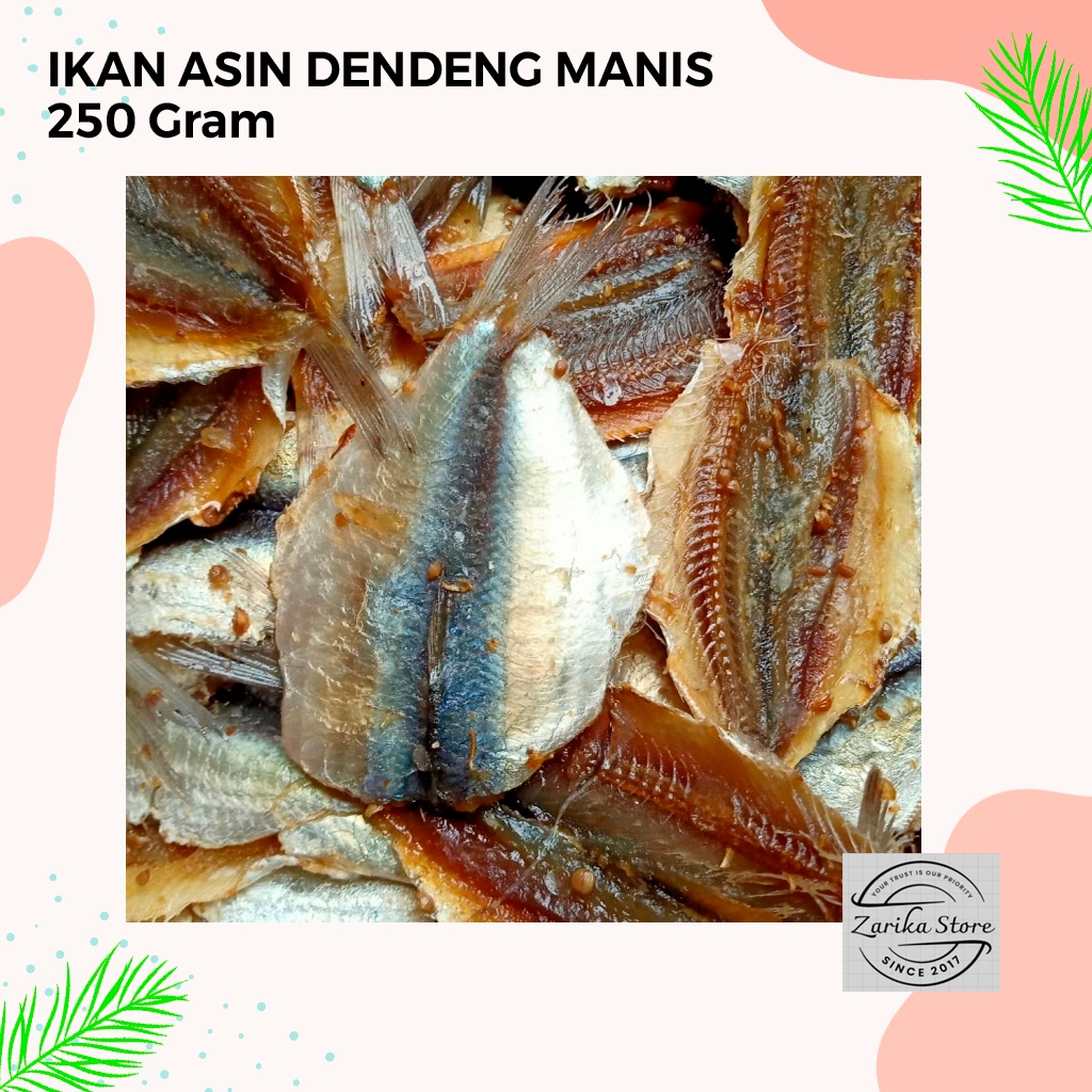 

Ikan Asin Dendeng Manis 250 gram 1/4 Seperempat / Ikan Asin Dendeng Bacem Manis