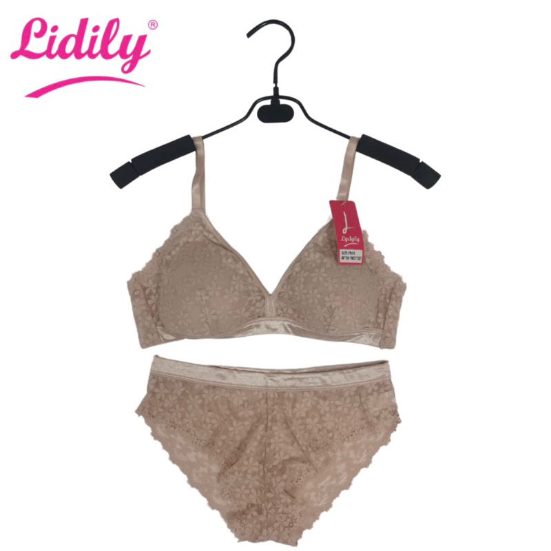 lydyly - bra set tanpa kawat busa tipis