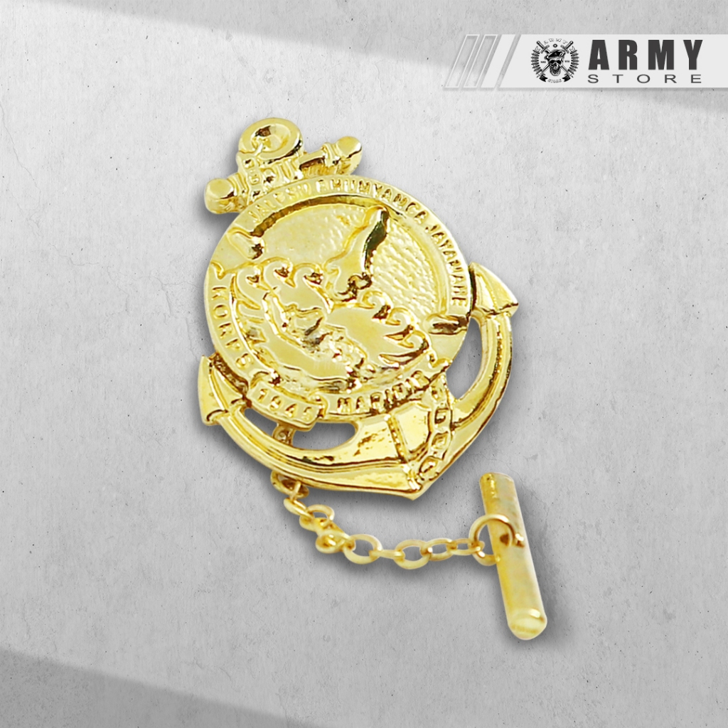 Pin Kerah Safari Marinir / Emblem TNI AL