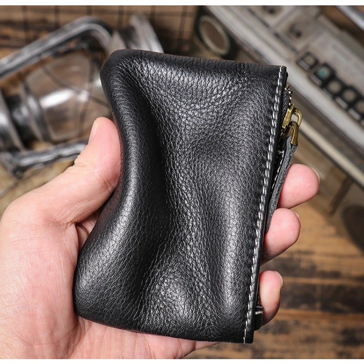 dompet kartu kulit asli. dompet minimalis kulit asli. dompet kartu pria/wanita. card holder