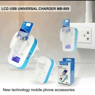 DEKSTOP CHARGER KODOK JEPIT LCD USB DIGITAL MB-809 UNIVERSAL DESTOP CASAAN HP JADUL MB-809