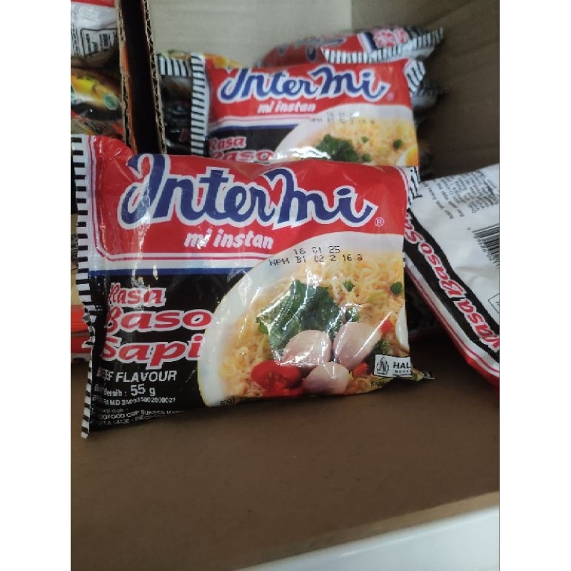 

intermie rasa baso sapi kuah isi 12 pcs dan 6 pcs