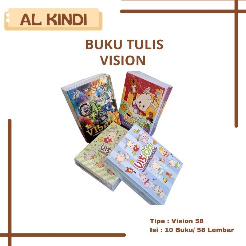 

VISION - Buku Tulis Vision 58 Termurah - PACK