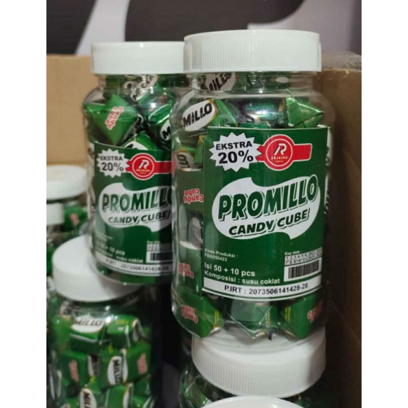 

Permen Cube Millo Termurah 1 toples isi 60pcs