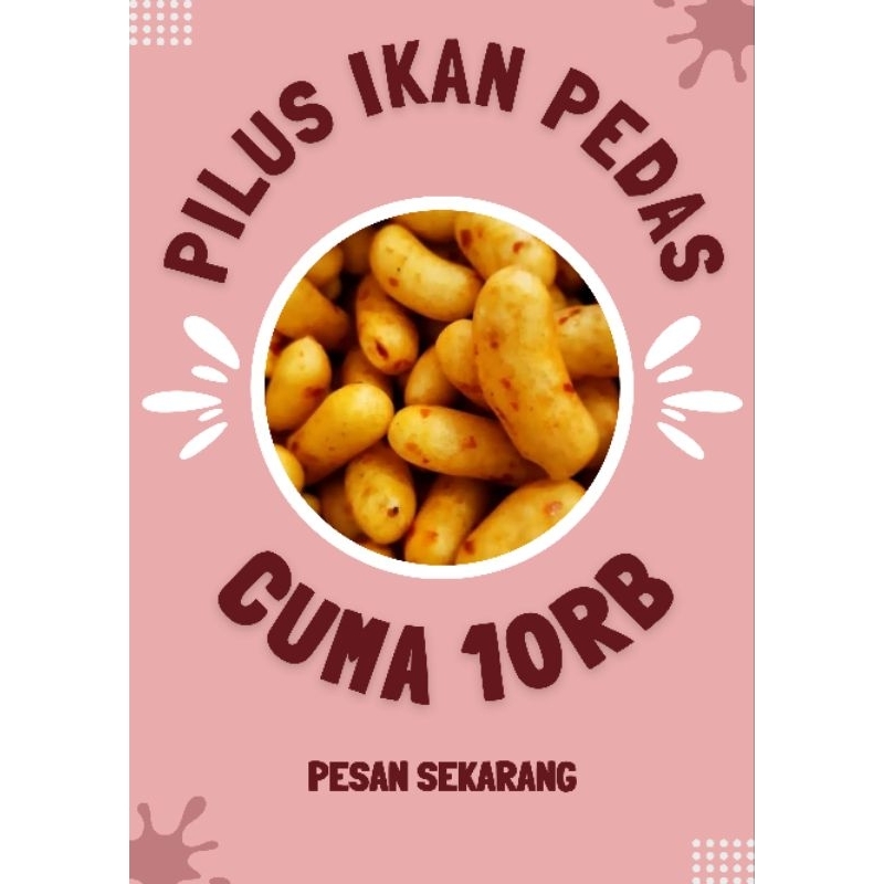 

pilus ikan pedas - pilus ikan - cemilan
