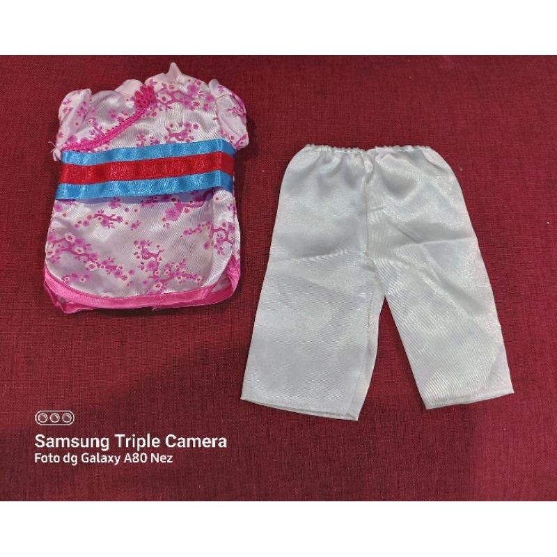 Ready baju setelan mulan disney animator original