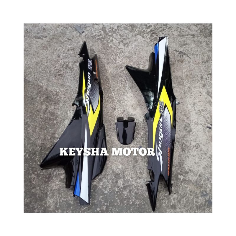 COVER BODY SHOGUN 125R SHOGUN SP WARNA HITAM