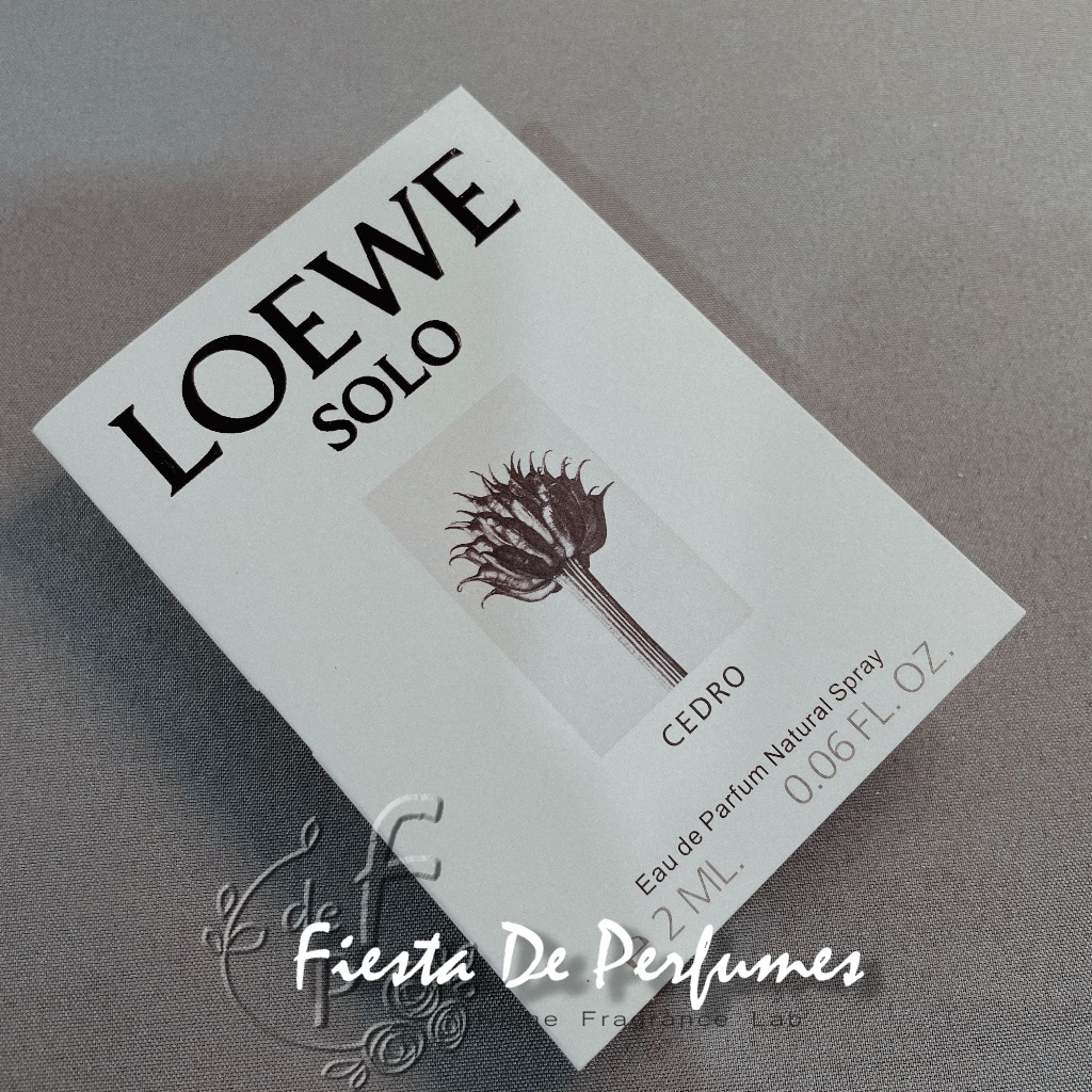 Loewe Solo Loewe Cedro - 1.5ml / 2ml vial parfum 100% original Tester Parfum - decant vial Parfum As
